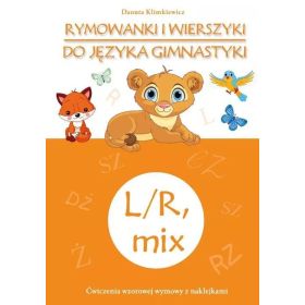 Rymowanki i wierszyki do języka gimnastyki L/R, mix  1  