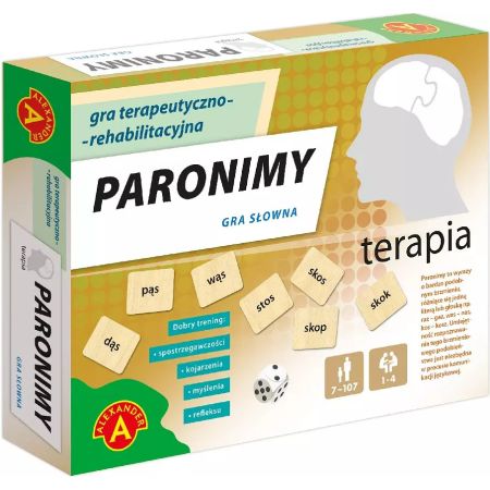 Terapia. Paronimy. Gra terapeutyczno-rehabilitacyjna 1  