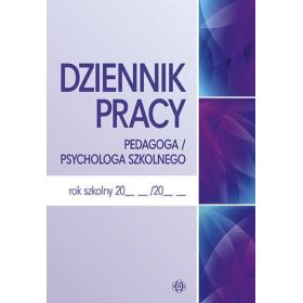 Dziennik pracy pedagoga/psychologa szkolnego  1  