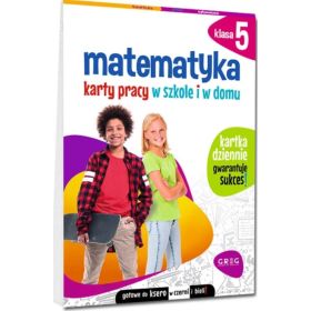 Matematyka - Karty pracy w szkole i w domu - Klasa 5  1  