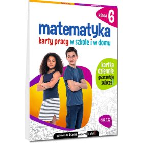 Matematyka - Karty pracy w szkole i w domu - Klasa 6  1  