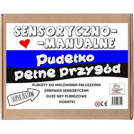 Sensoryczno-manualne pudełko pełne przygód 