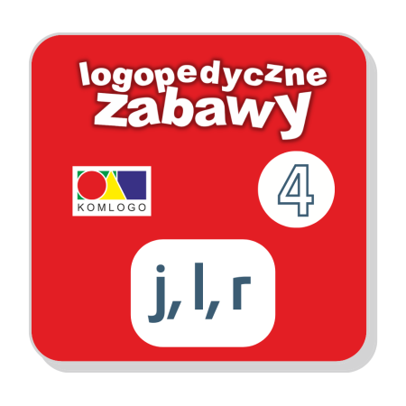 Logopedyczne zabawy. Program komputerowy. Część 4 - j, l, r 