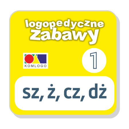 Logopedyczne zabawy. Program komputerowy. Część 1 - sz, ż, cz, dż 