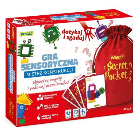 Gra sensoryczna. Mistrz konstrukcji. Secret Pocket 