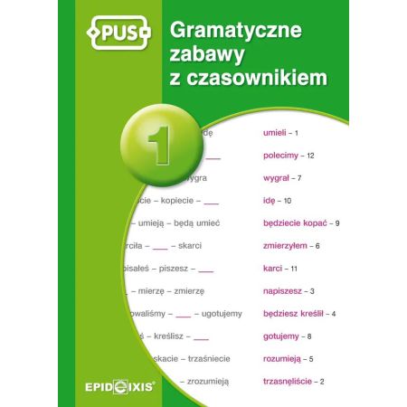 PUS. Gramatyczne zabawy z czasownikiem 1 