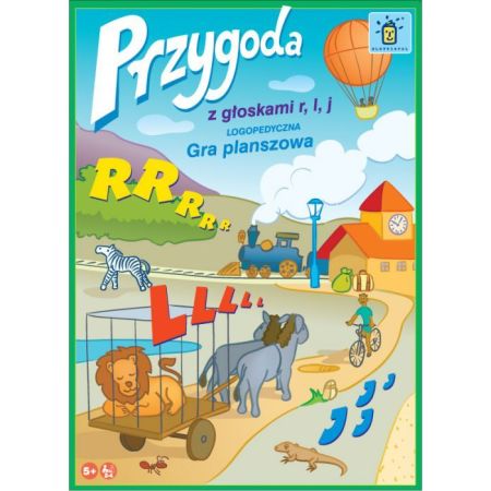 Przygoda z głoskami r, l, j. Logopedyczna gra planszowa 