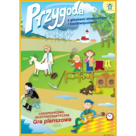 Przygoda z głoskami dźwięcznymi i bezdźwięcznymi. Logopedyczno-glottodydaktyczna gra planszowa 