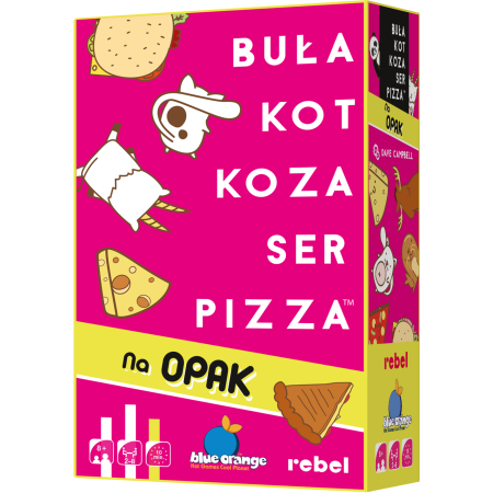 Buła, Kot, Koza, Ser, Pizza - Na opak 