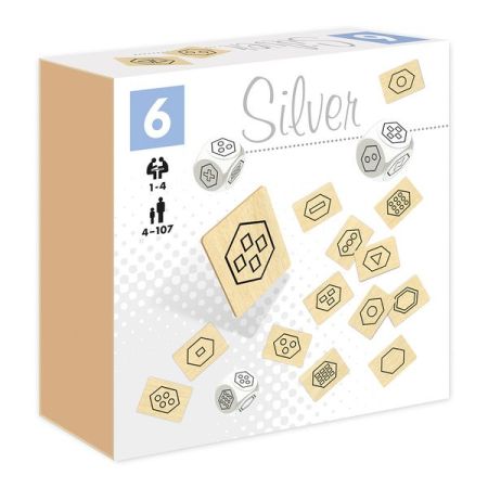 SILVER - Kostki z piktogramami 