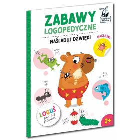 Zabawy logopedyczne. Naśladuj dźwięki. Loguś bawi się słowami 